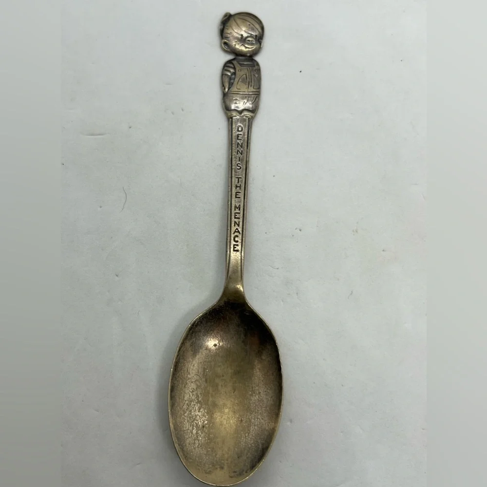 Vintage 1961 Dennis The Menance Old Company Plate Children’s 6” Cereal Spoon